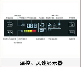 室內空氣淨化器 吊頂式空氣淨化器顯（xiǎn）示（shì）器